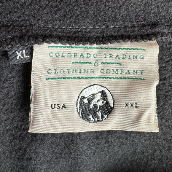 Colorado Clothing & Trading Company Black Fleece Pullover Jacket. Size- XL - Picture 7 of 7